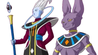 😏 Whis Dragon Ball Z anime, dragon ball z, whis, beerus telegram sticker