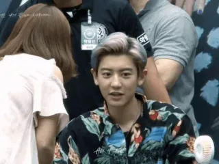 ✨ Chanyeol เคป็อป, นักร้อง, EXO, ไอดอล, เพลง, คนดัง telegram sticker