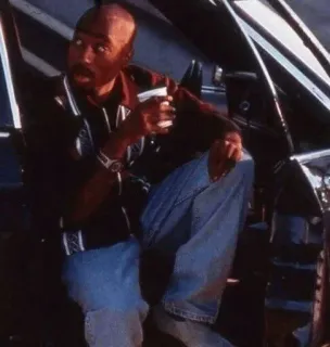 😕 Tupac Shakur Rappeur, 2Pac, Musique, Célébrité whatsapp sticker