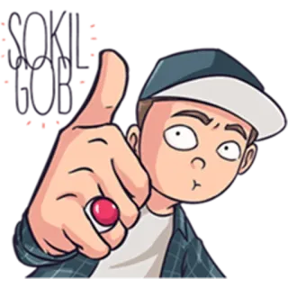 @line sticker "Kekinian" Arrange by @tomcat whatsapp stickers
