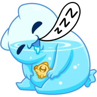 😴 zzz 자는, 만화, zzz, 졸린, 귀여운 telegram sticker