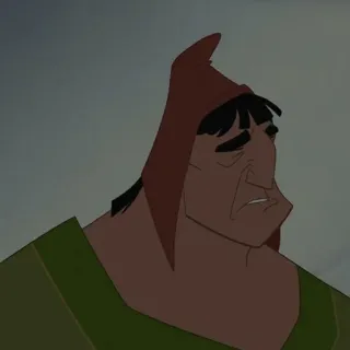 🍂 Pacha The Emperor's New Groove Pacha, El Emperador y sus Locuras, dibujos animados, personaje, Disney telegram sticker