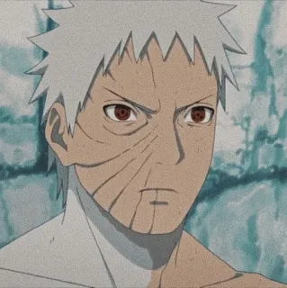 🕷 Obito Uchiha Naruto anime, obito, uchiha, scarred, manga telegram sticker
