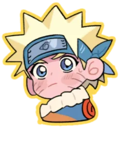 😶 Naruto Аниме, Стикер, Наруто, Мультфильм, Ниндзя telegram sticker