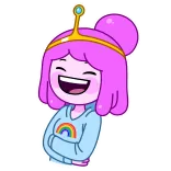 Princess Bubblegum whatsapp stickers