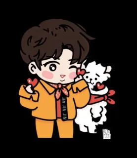 BTS[BT21]CUTE（＾ν＾）by Army CAMBODIAN ( ͡° ͜ʖ ͡°) whatsapp stickers