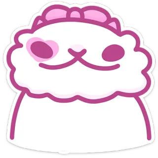 ☺️ Katze, niedlich, kawaii, Tier, Aufkleber, Cartoon telegram sticker