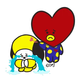 BT21 by @dearmyjimin whatsapp stickers