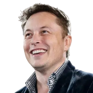 😄 Elon Musk Elon Musk, Empreendedor, Magnata, Tecnologia, Tesla, SpaceX telegram sticker