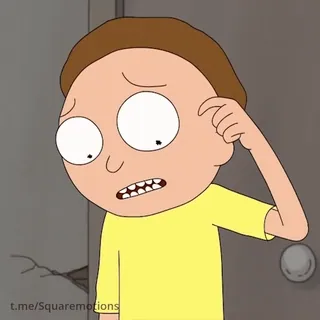 😐 Morty Rick and Morty morty, rick and morty, cartoon, adult swim, animiert, charakter whatsapp sticker