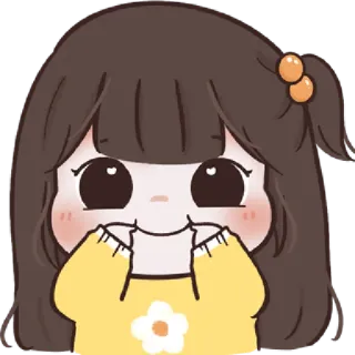 🤪 Desenho animado, Bonito, Menina, Kawaii, Chibi, Anime, Mangá telegram sticker