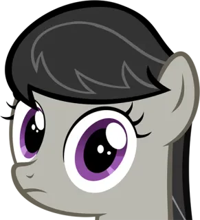 😳 pony, cartoon, animal, equine, my little pony, anime, sticker telegram sticker