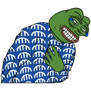😂 Pepe the Frog Pepe, frog, meme, internet culture telegram sticker
