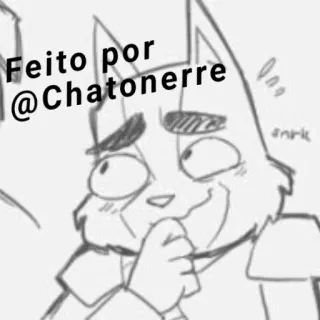 ✏️ Feito por
@Chatonerre chat, dessin animé, drôle, mème whatsapp sticker