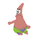 😡 Patrick Star Spongebob Squarepants Patrick Ster, Spongebob, cartoon, boos, Nickelodeon whatsapp sticker