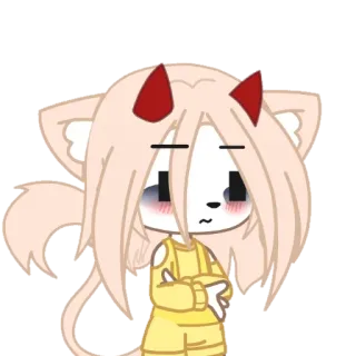 😁 Anime, Desenho animado, Personagem, Gacha Life telegram sticker