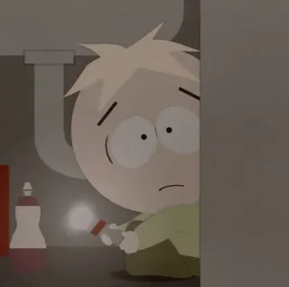 🌟 Butters Stotch South Park dibujos animados, animación, Butters, South Park, personaje whatsapp sticker