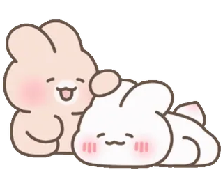 🤗 Usagi Usagi and Piyoko telegram sticker