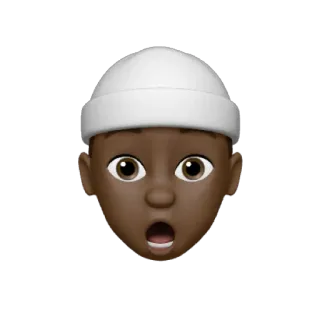 😯 Emoji, Rosto, Chocado, Surpreso, Admirado, Boca aberta telegram sticker