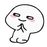 ☁️ Dessin animé, Mignon, Personnage, Simple, Innocent whatsapp sticker