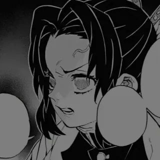 🌟 Shinobu Kocho Demon Slayer 애니메이션, 귀멸의 칼날, 코쵸우 시노부, 만화, 팬아트, 만화영화 telegram sticker