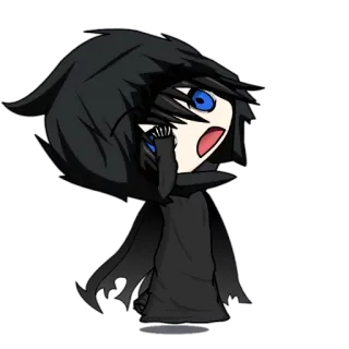 Kawaii Death*_* @evil_jack_frost telegram stickers