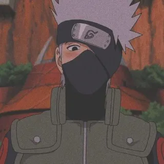 🎌 Kakashi Hatake Naruto anime, kakashi, hatake, naruto, ninja, character telegram sticker