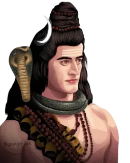 ✨ Shiva @gautam.arts Hinduism, God, Deity, Religion, Spiritual telegram sticker