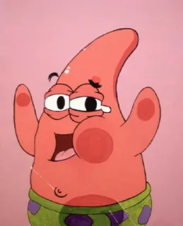 🕸 Patrick Star Spongebob Squarepants desenho animado, Bob Esponja, Patrick, estrela, engraçado whatsapp sticker