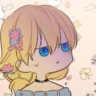 🤨 Anime, Cartoon, Mädchen, Süß, Zeichnung whatsapp sticker