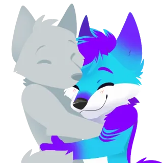 🤗 animal, perro, mascota, amigable, dibujo animado, lindo telegram sticker