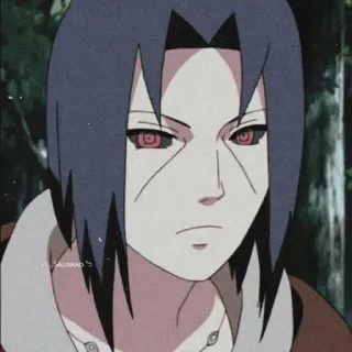 🎼 Itachi Uchiha Naruto Аниме, Манга, Ниндзя, Шаринган, Учиха, Итачи telegram sticker