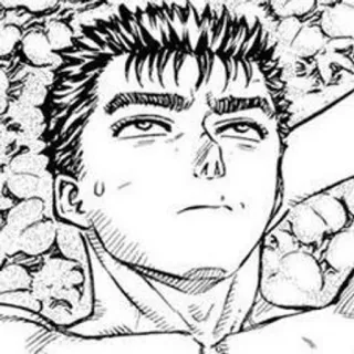 ⚔ Guts Berserk Anime, Manga, Berserk, Guts, Guerrero, Fuerte telegram sticker