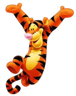 🙃 Tigger Winnie the Pooh Tigrão, Ursinho Pooh, desenho animado, personagem, tigre telegram sticker