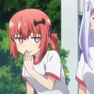 🌝 Satania Gabriel Dropout Anime, Mädchen, Satania, Gabriel DropOut, Teufel, Schelmisch, Süß telegram sticker