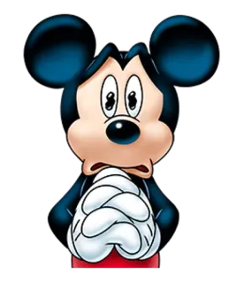 😰 Mickey Mouse cartone animato, personaggio, Mickey Mouse, Disney telegram sticker