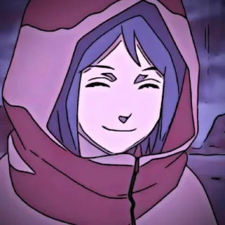 💜 Konan Naruto anime, Konan, Naruto, character, female telegram sticker