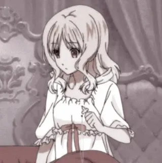 🗝 Anime, Fille, Triste, Chambre, Pyjama whatsapp sticker