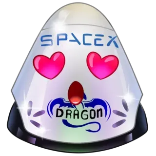 😓 SPACEX
DRAGON space, spacex, dragon, rocket, cartoon, sticker, hearts telegram sticker