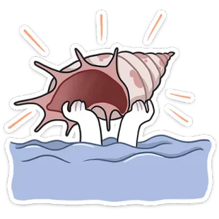 Летняя Зизи от @TgSticker telegram stickers
