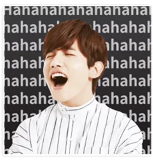 😁 hahahaha laughing, man, meme, humor, expression telegram sticker