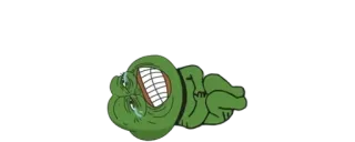 ✨ Pepe the Frog Meme, Pepe, Rana, Meme di Internet, Triste whatsapp sticker