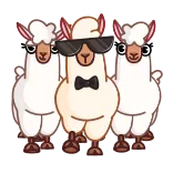 Лама @Emoji_Statuses telegram emojis 😎