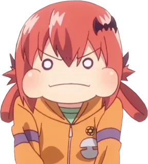 😤 Satania Gabriel Dropout Anime, Satania, Gabriel DropOut, Zły, Diabeł, Uroczy whatsapp sticker