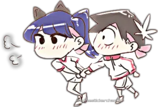 😌 Anime, Leuk, Koppel, Cartoon, Vriendschap, Meisjes whatsapp sticker