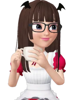 ☕️ Desenho animado, Anime, Empregada, Fofo, Avatar, Chá telegram sticker