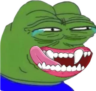 😋 Pepe the Frog 페페, 페페 더 프로그, 개구리, 인터넷 밈, 밈, 웃긴, 만화, lol telegram sticker