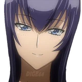 😁 DIGE44 anime, woman, girl, face, portrait, long hair telegram sticker