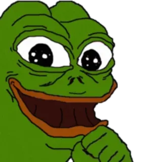 😂 Pepe the Frog Meme, Pepe, Kikker, Internetmeme telegram sticker