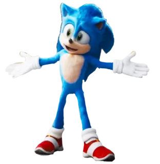 🦔 Sonic Sonic the Hedgehog, Персонаж видеоигры, Мультяшный персонаж telegram sticker